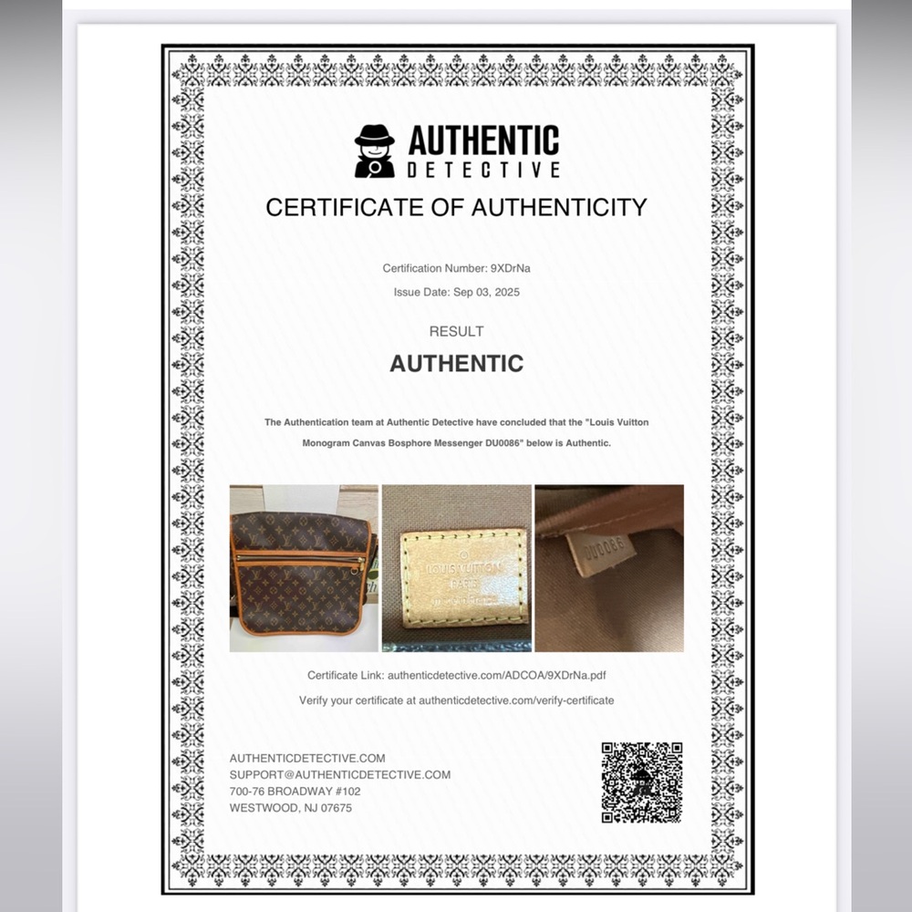 Louis Vuitton Monogram Bosphore GM Messenger Bag - Picture 12 of 13